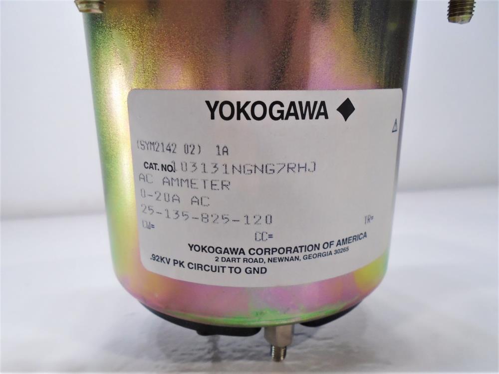 Yokogawa 0-20 AMP AC Ammeter, 103131NGNG7RHJ